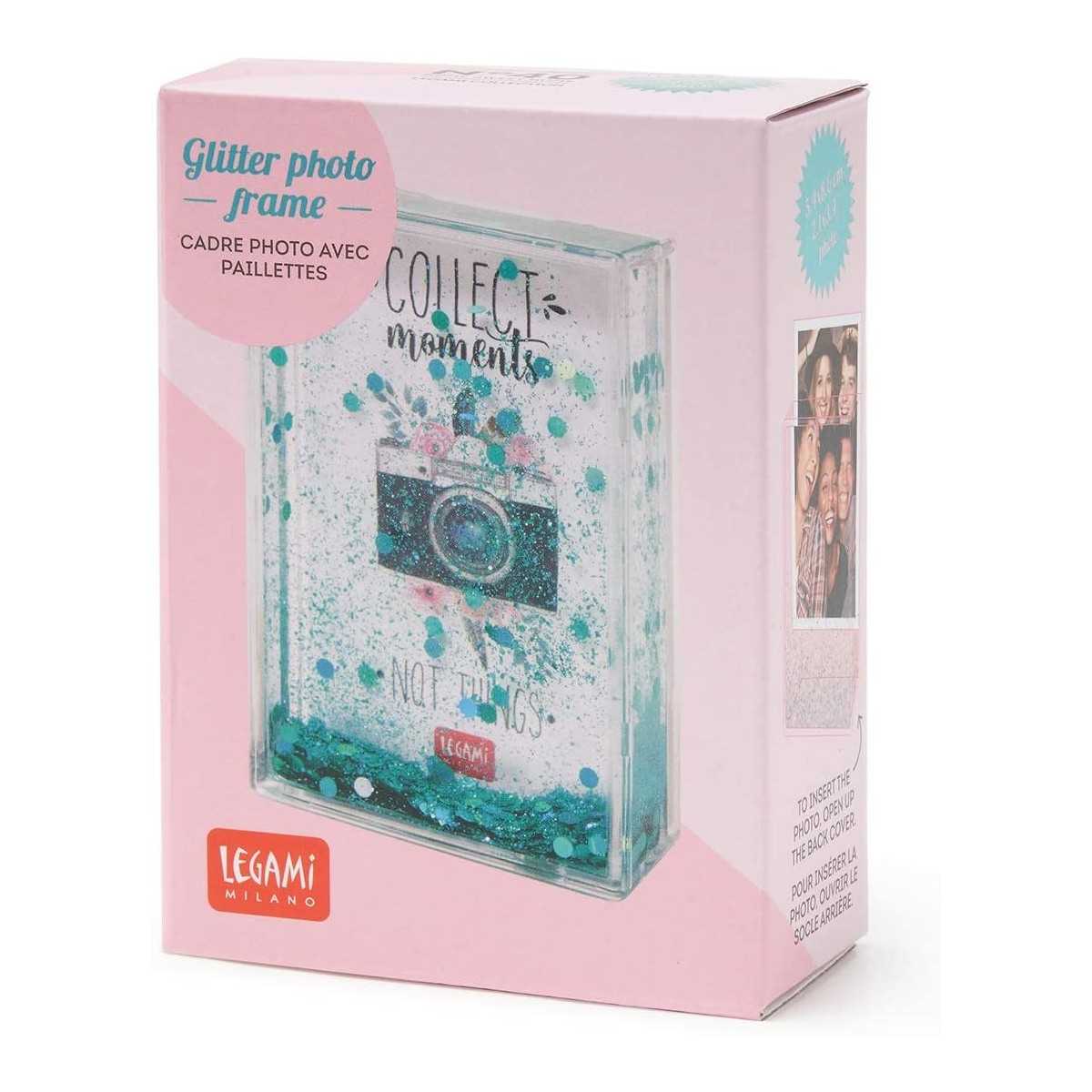 Rama foto - Collect Moments Not Things-Glitter Photo Frame | Legami - 1 | YEO