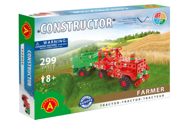 Set constructie - Farmer Tractor | Alexander Toys