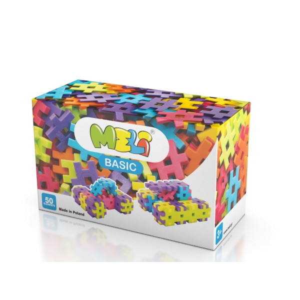 Set de constructie - Basic, 50 piese | Meli