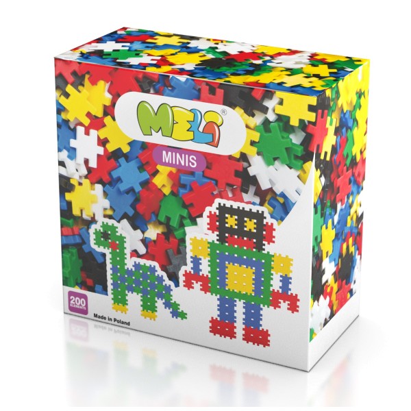 Set de constructie - Minis, 200 piese | Meli