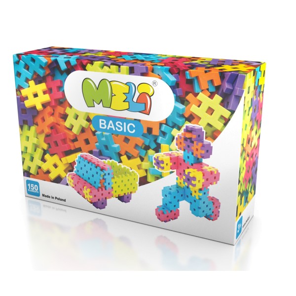 Set de constructie - Basic, 150 piese | Meli