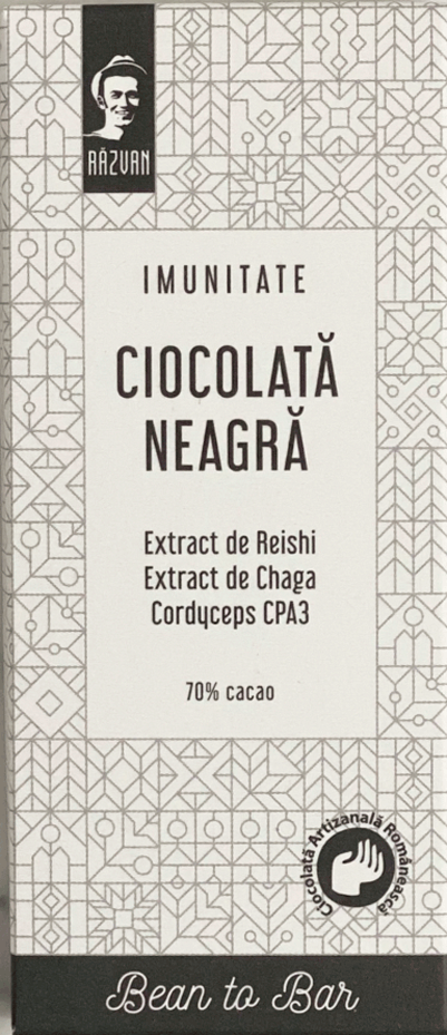Ciocolata Neagra 70% Cacao Razvan, 40g | Razvan Idicel