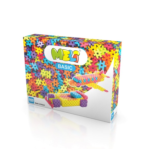 Set de constructie - Basic, 600 piese | Meli