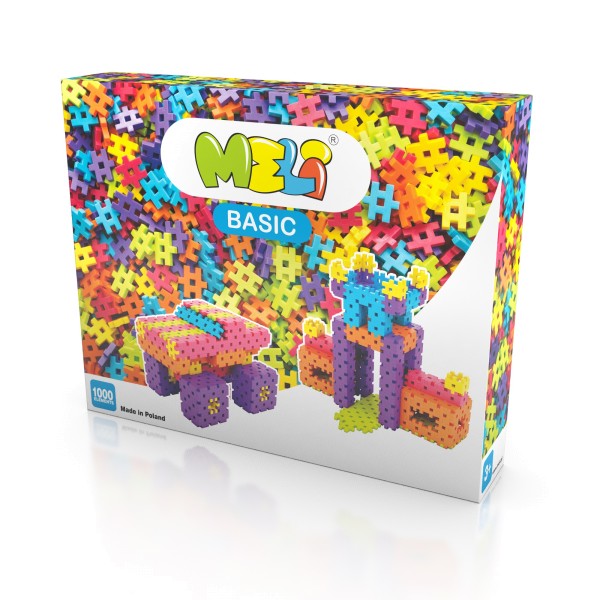 Set de constructie - Basic, 1000 piese | Meli