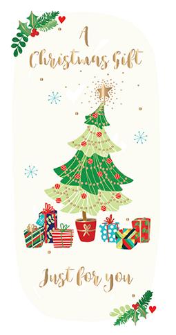 Felicitare Craciun - A Christmas Gift Just for You - Model 2 | Ling Design