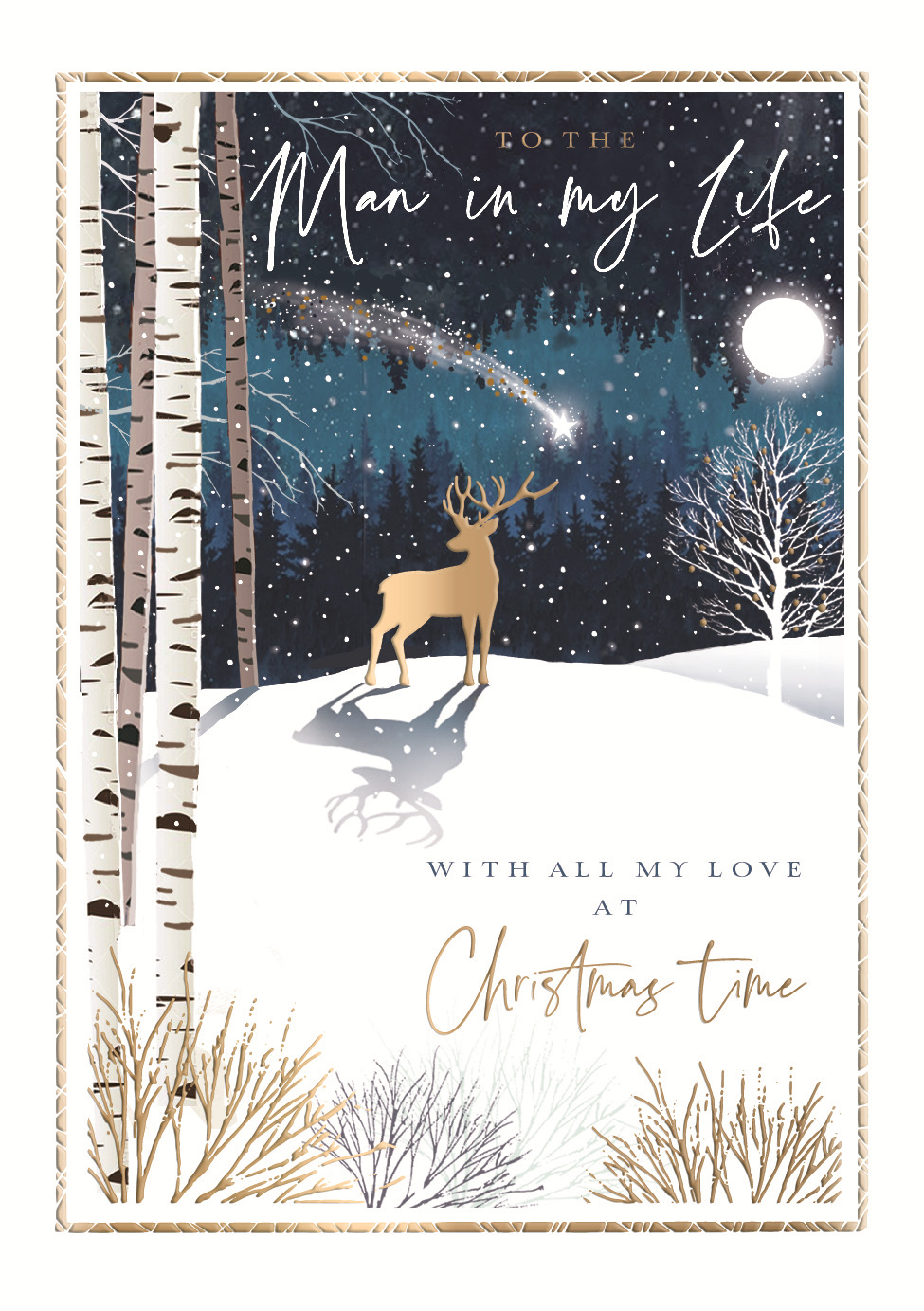  Felicitare - To The Man In My Life Christmas | Ling Design 