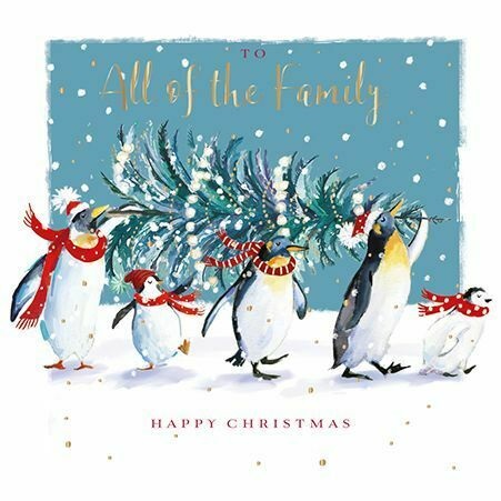  Felicitare - To All the Family - Penguin | Ling Design 