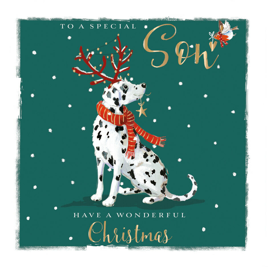 Felicitare - Special Son Dalmatian Christmas | Ling Design