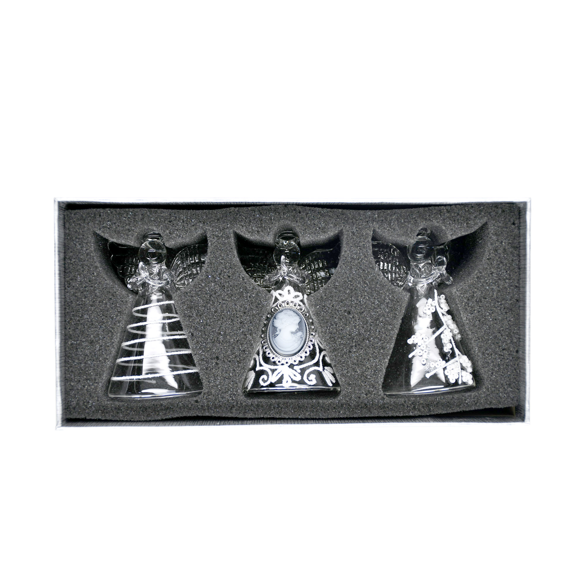 Set decoratiuni Craciun - Glass Angels, 3 pcs | Everbright Gifts - 2 | YEO