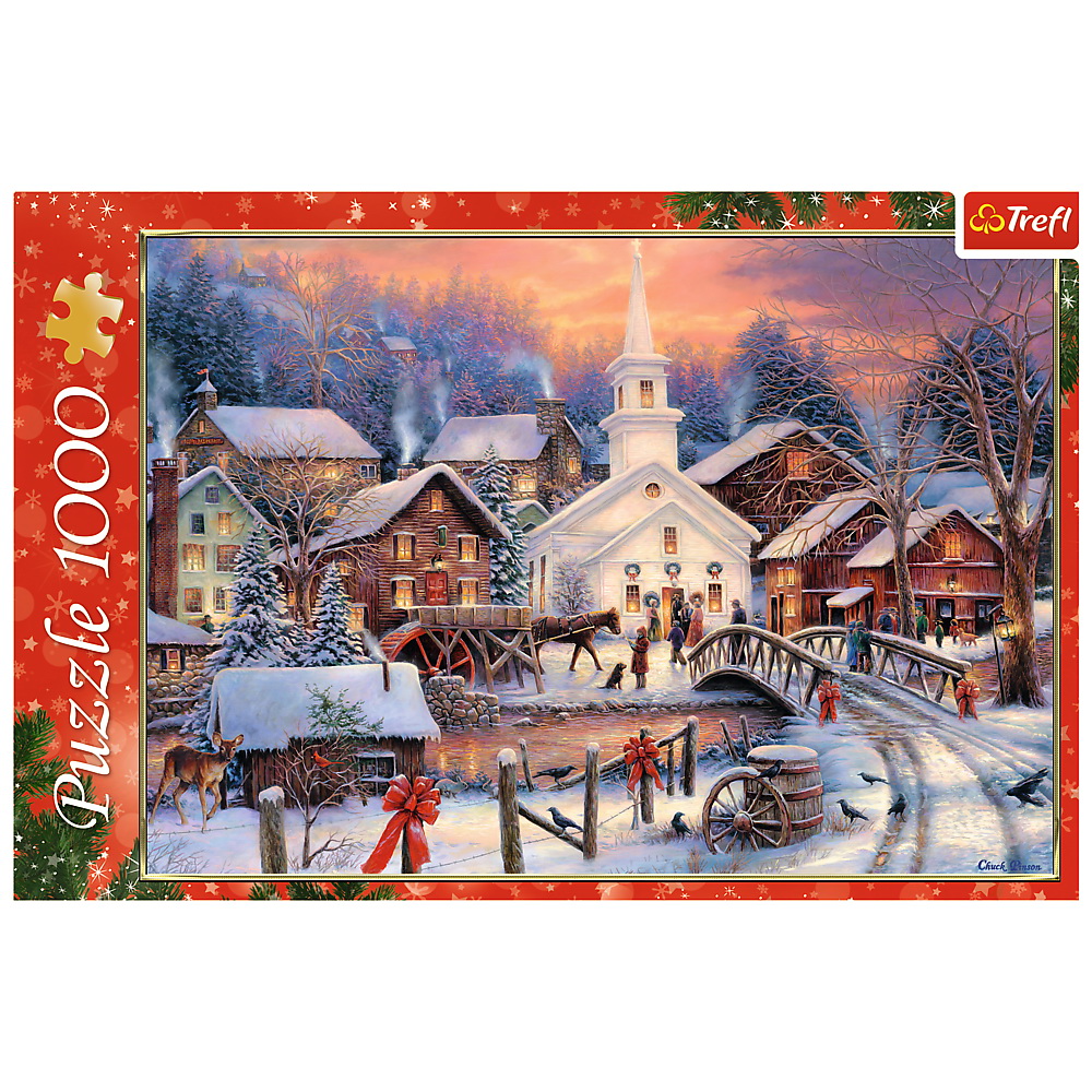 Puzzle 1000 piese - Sarbatoarea Craciunului | Trefl - 1 | YEO