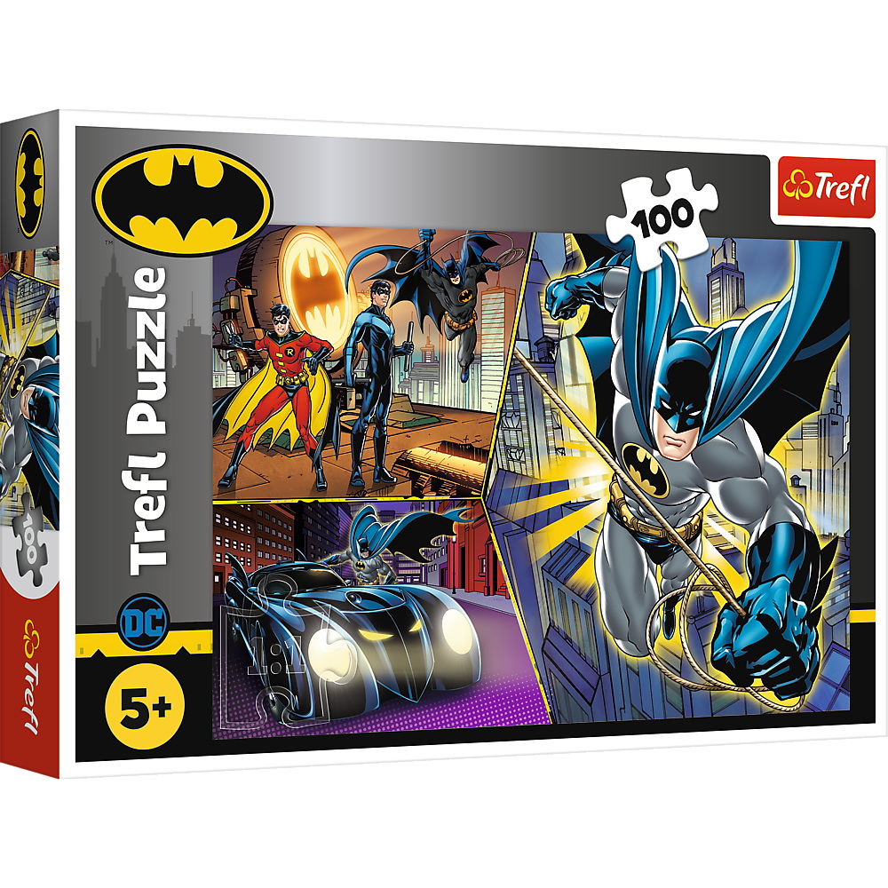 Puzzle 100 piese - Batman neinfricatul | Trefl