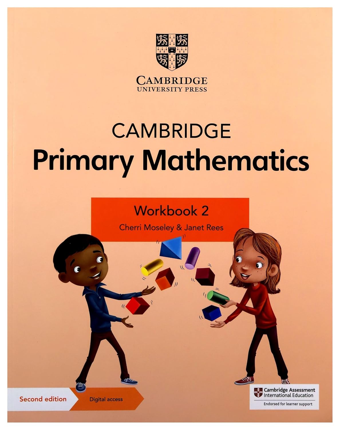 Cambridge Primary Mathematics - Workbook 2 With Digital Access (1 Year) | Cherri Moseley, Janet Rees - 1 | YEO