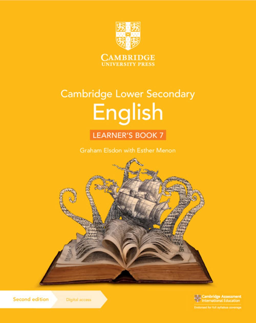 Cambridge Lower Secondary English - Learner\'s Book 7 with Digital Access (1 Year) | Graham Elsdon, Esther Menon