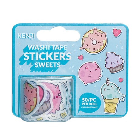 Banda adeziva - Washi Tape Stickers - Sweets