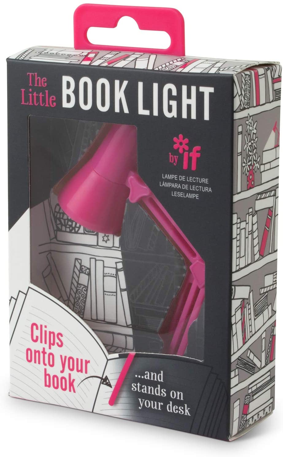 Lampa pentru citit - The little book light - Pink | If (That Company Called) image1