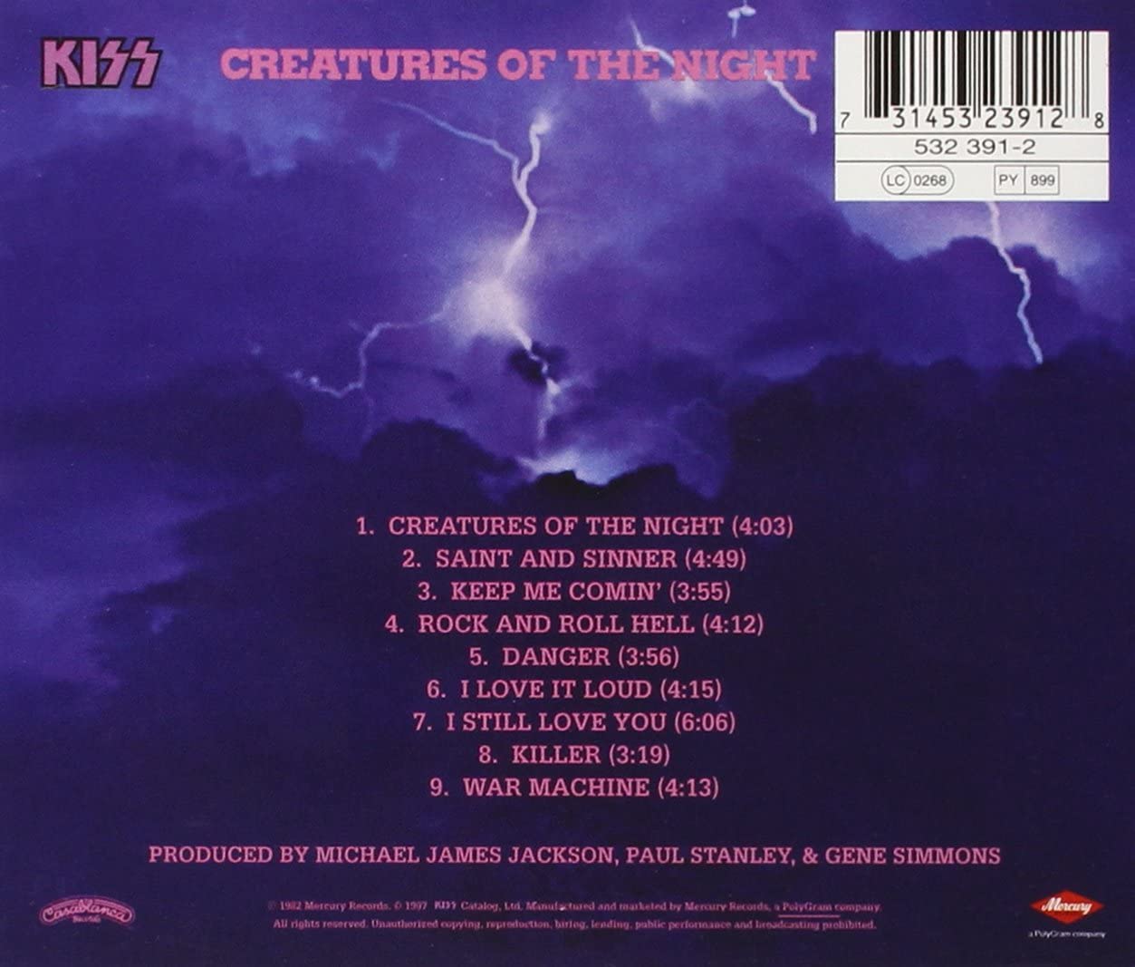 Creatures Of The Night | Kiss - 1 | YEO