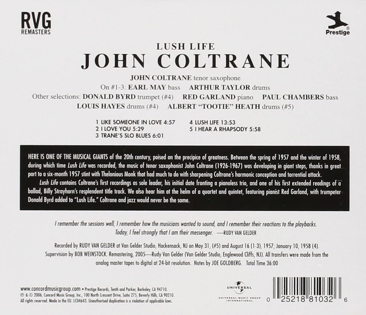 Lush Life | John Coltrane