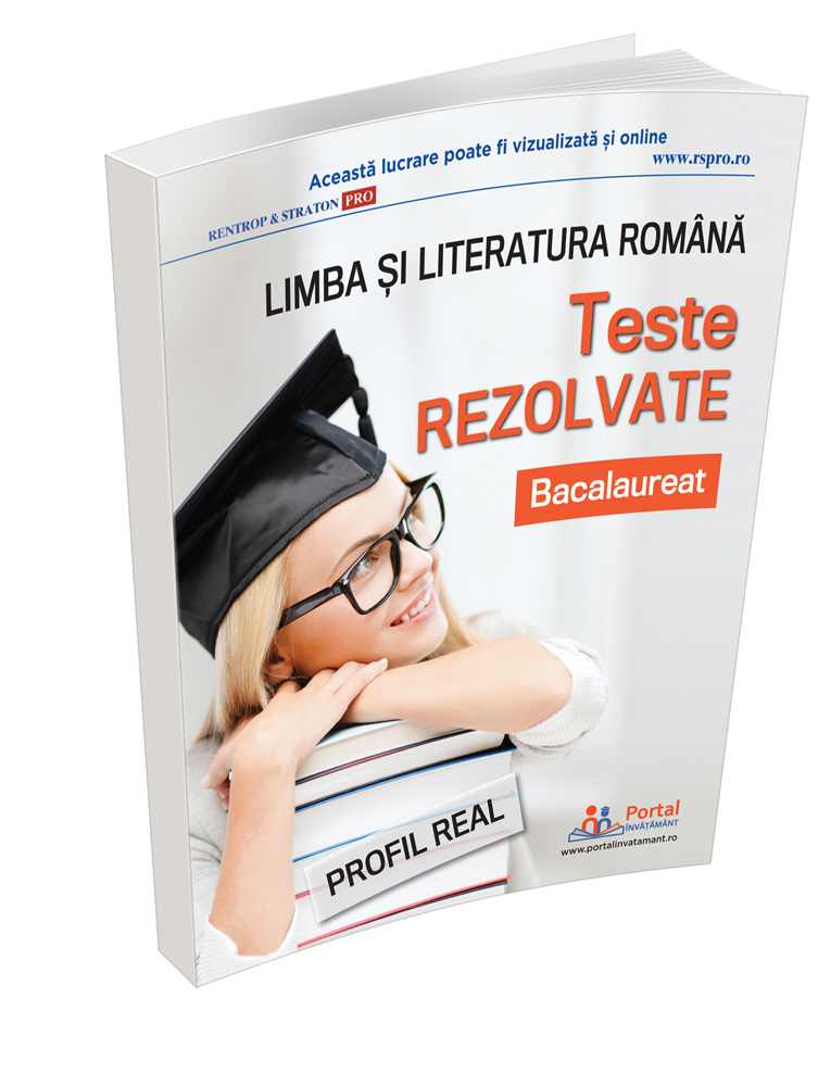 Teste rezolvate la limba si literatura romana | Cristina Simona Scurtu