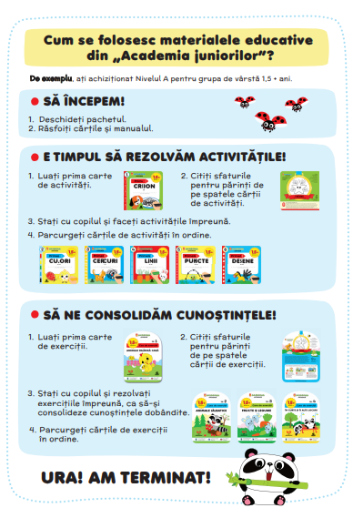 Academia juniorilor - 10 carti de activitati inteligente si distractive pentru grupa mica | Ilona Bakse - 2 | YEO