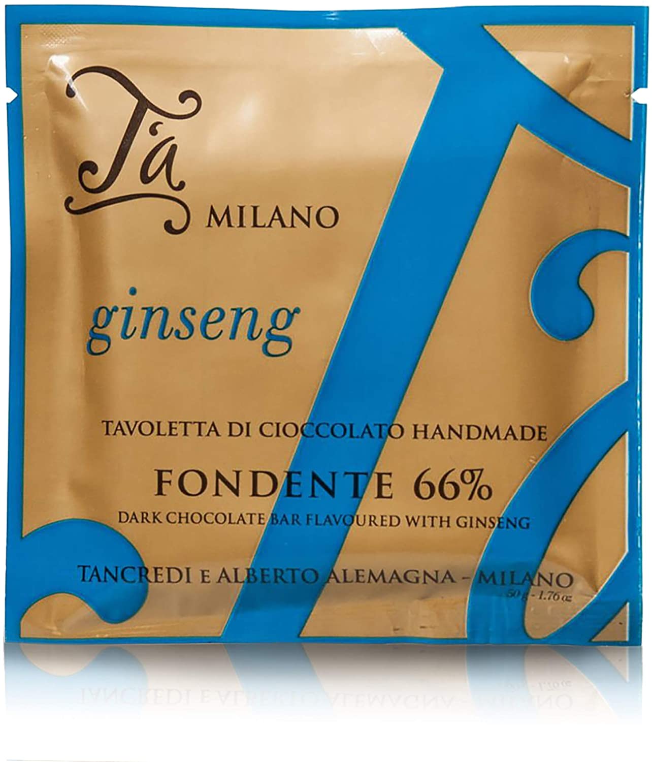 Ciocolata fondanta cu Ginseng, 50 g | T\'A Milano - 1 | YEO