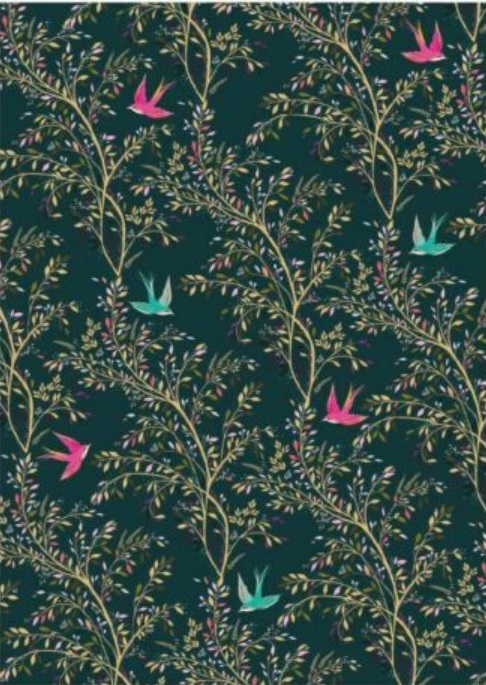 Hartie de impachetat - Green Hummingbird