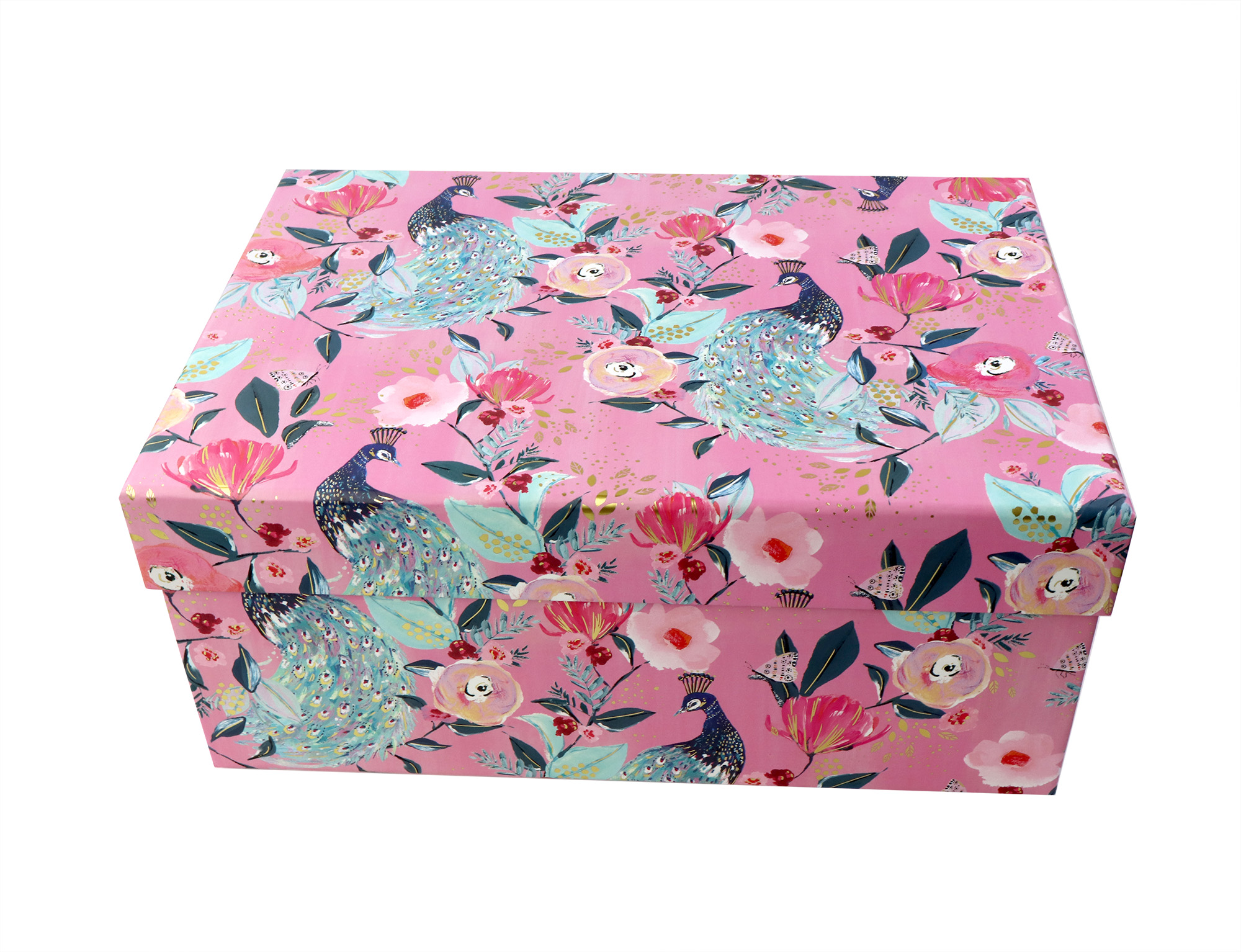 Cutie cadou - Louise Tiler-Pink Floral, large box