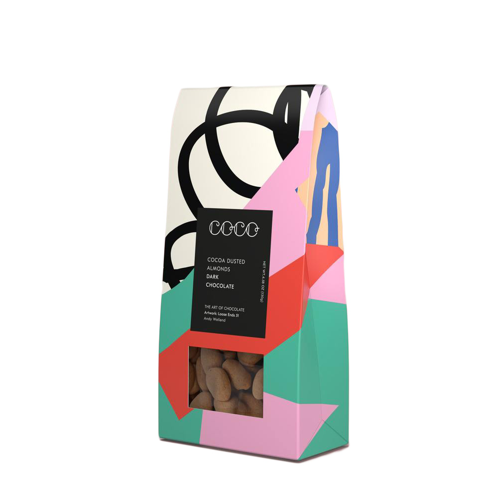 Migdale in cacao - Cocoa Dusted Almonds, Dark Chocolate | Coco Chocolatier - 1 | YEO