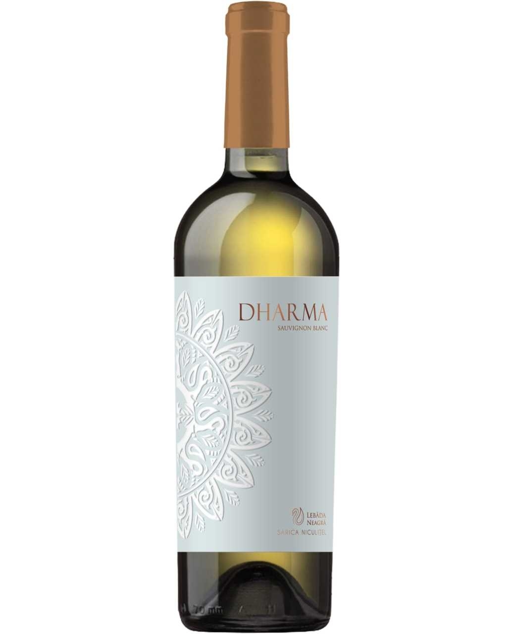 Vin alb - Lebada Neagra, Dharma, Sauvignon Blanc, Sec, 2019 | Lebada neagra