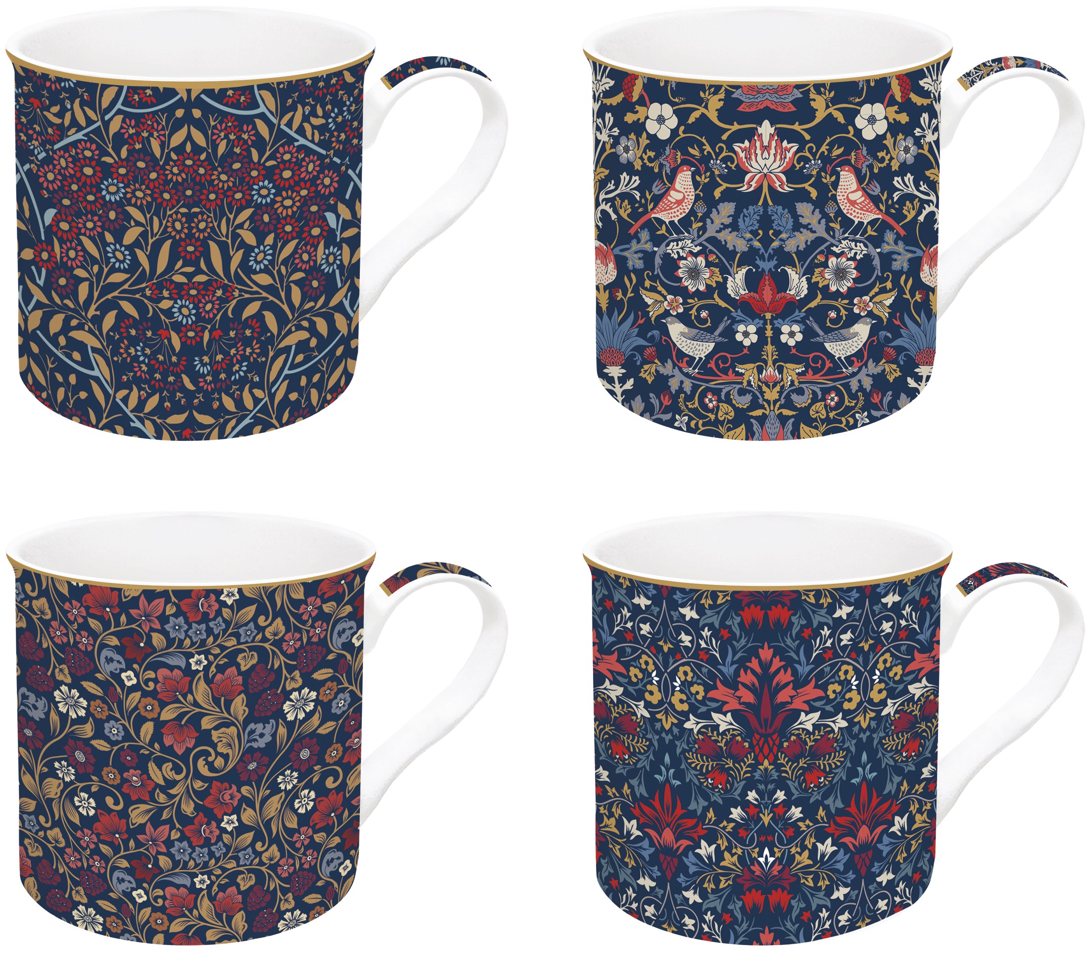 Set 4 cani - Floral Chintz | Easy life