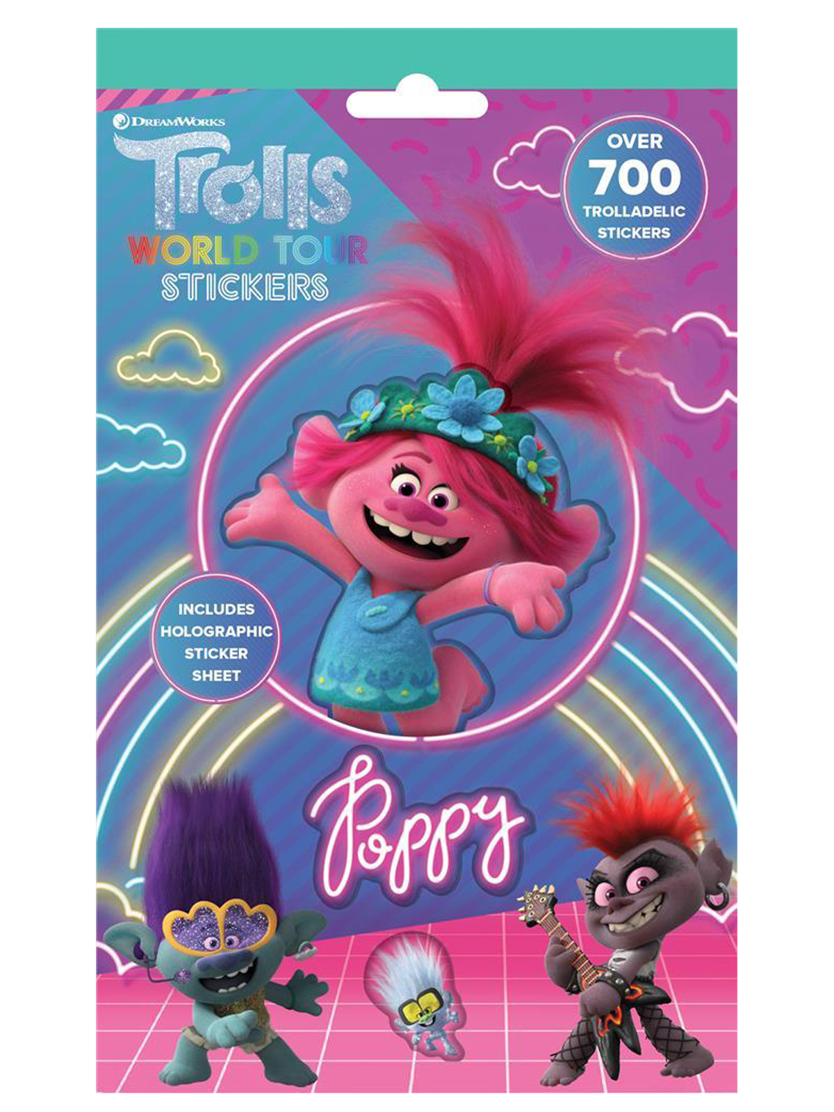 Set 700 de stickere - Holographic - Trolls 2