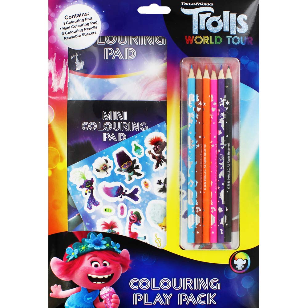 Set 6 creioane colorate - Trolls | Alligator