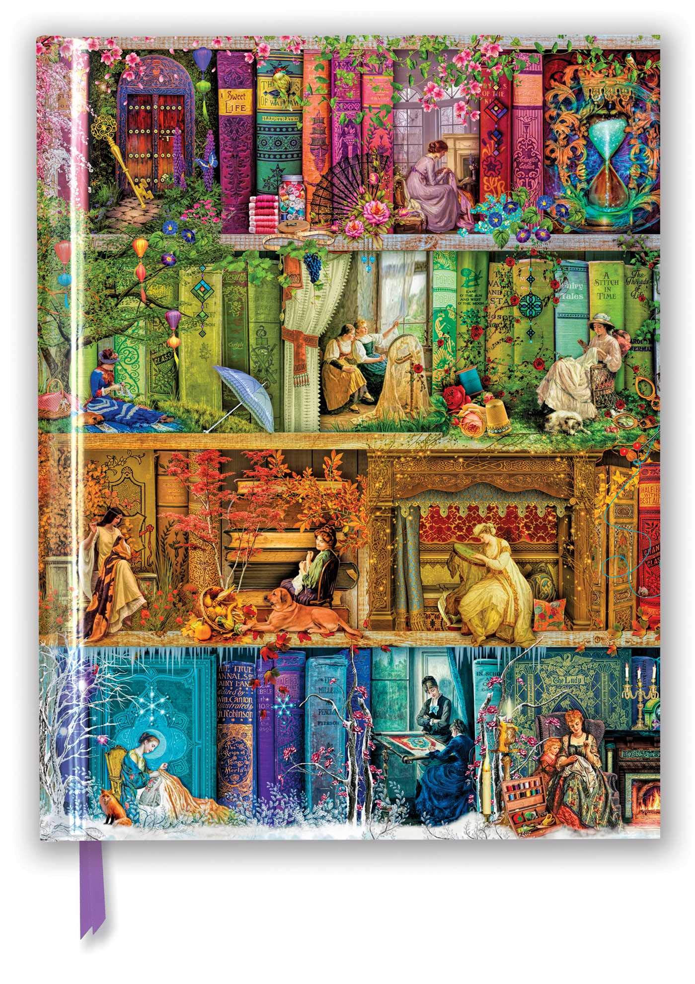 Aimee Stewart: A Stitch in Time Bookshelf | Flame Tree Studio