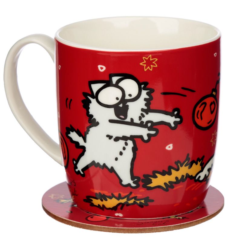 Cana cu suport - Simon\'s Cat - Christmas | Puckator - 2 | YEO