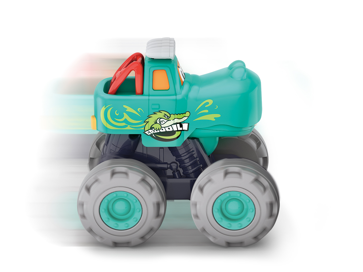 Masinuta Bebe Monster Truck Crocodilul | Hola - 6 | YEO