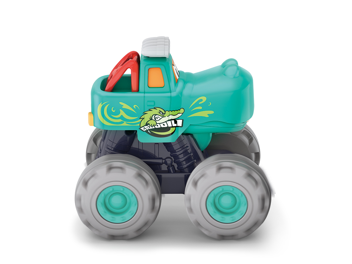 Masinuta Bebe Monster Truck Crocodilul | Hola - 7 | YEO