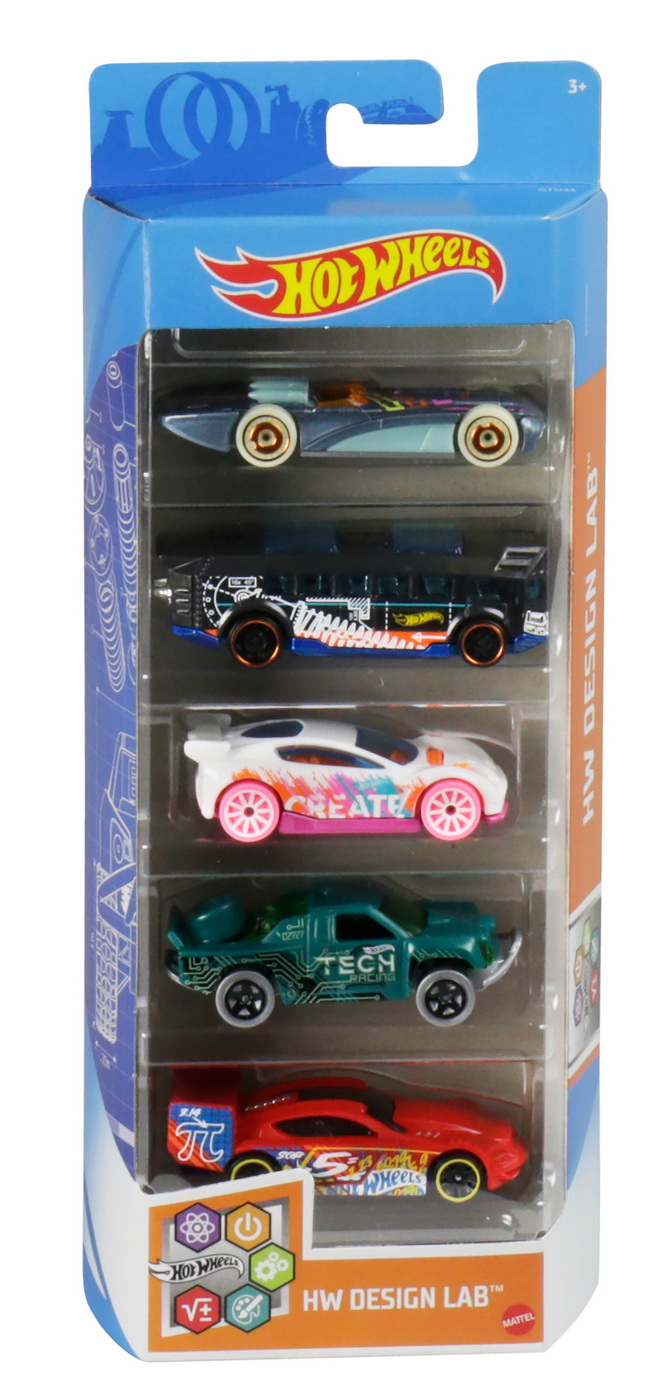 Set 5 Masini Hot Wheels Design Lab | HOT WHEELS - Vehicule