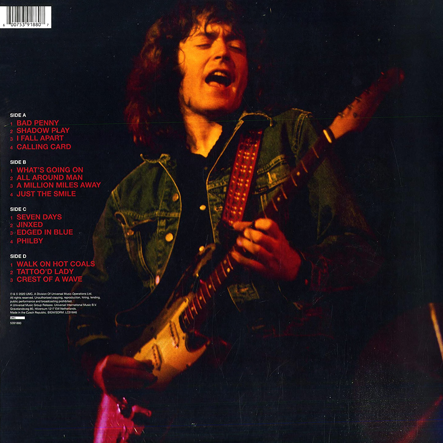 The Best Of Rory Gallagher - Vinyl | Rory Gallagher - 1 | YEO