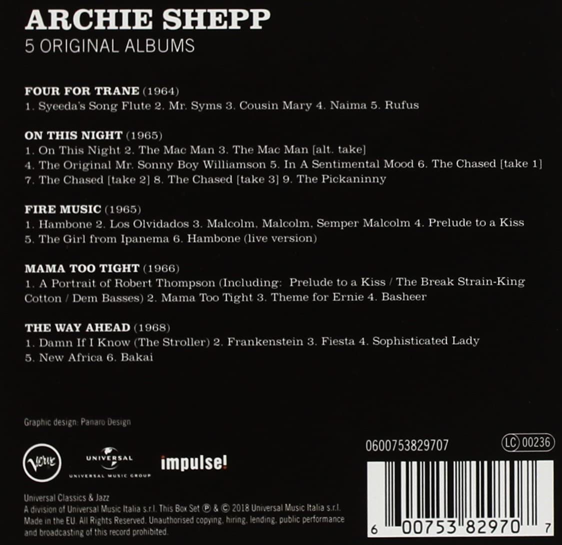 Archie Shepp - 5 Original Albums | Archie Shepp image1