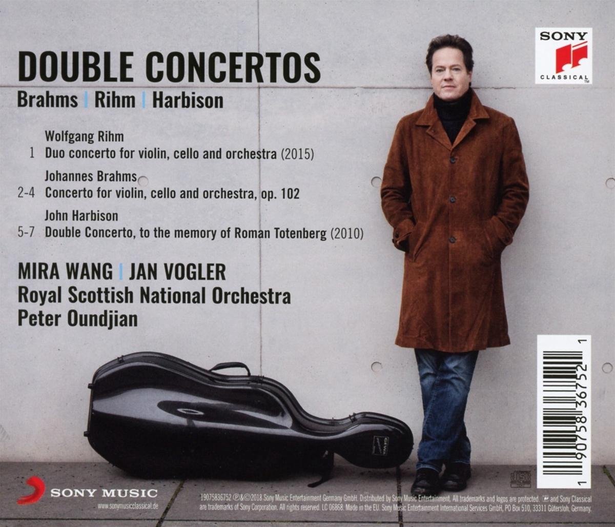 Brahms, Rihm, Harbison: Double Concertos | Royal Scottish National Orchestra, Mira Wang, Jan Vogler