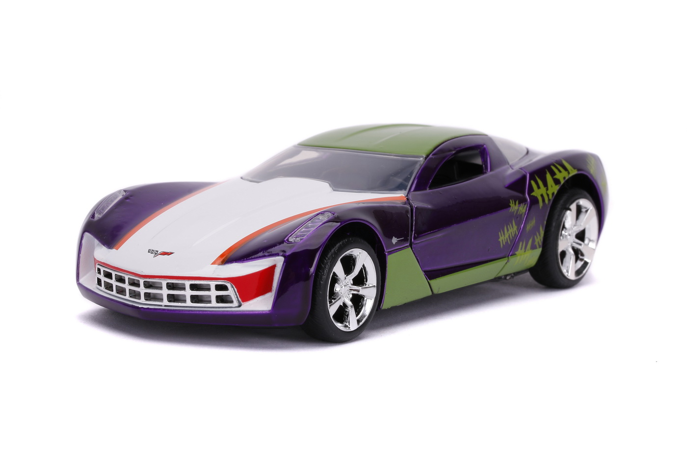 Masinuta Metalica Joker 2009 Chevy Corvette Stingray Scara 1:32 | Jada Toys - 5