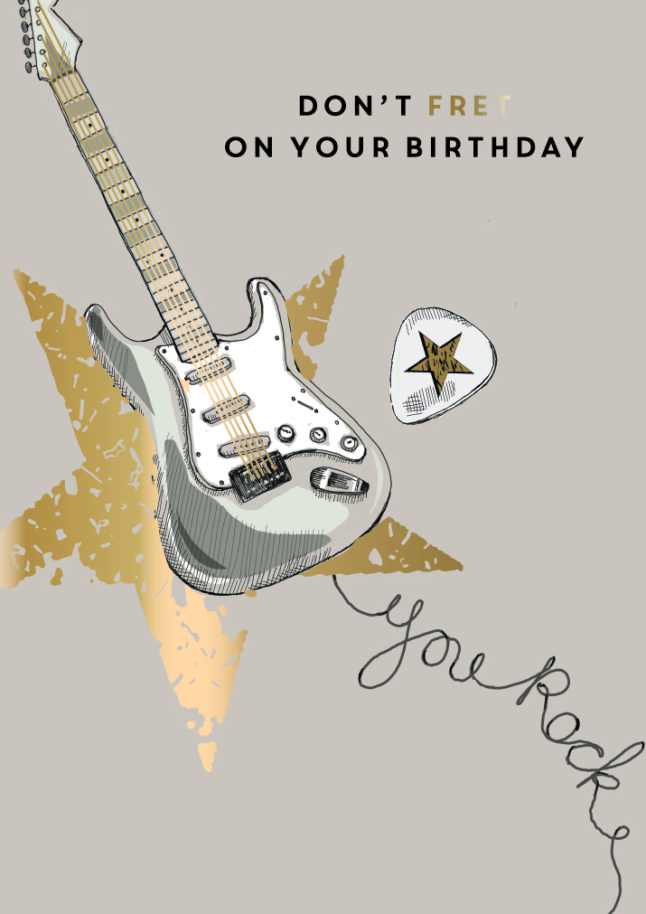 Felicitare - Don't Fret on Your Birthday | Ling Design