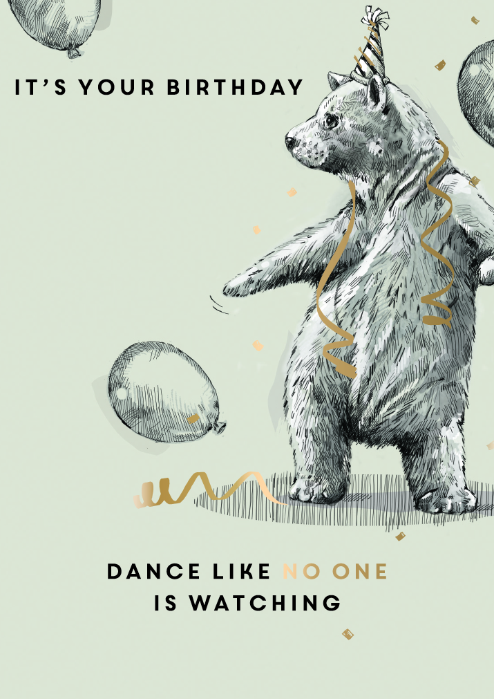 Felicitare - Dance Like No One is Watching | Ling Design