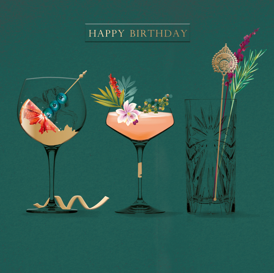 Felicitare - Birthday Cocktail | Ling Design