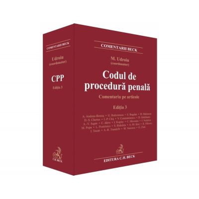 Codul de procedura penala. Comentariu pe articole | Mihail Udroiu C.H. Beck poza bestsellers.ro