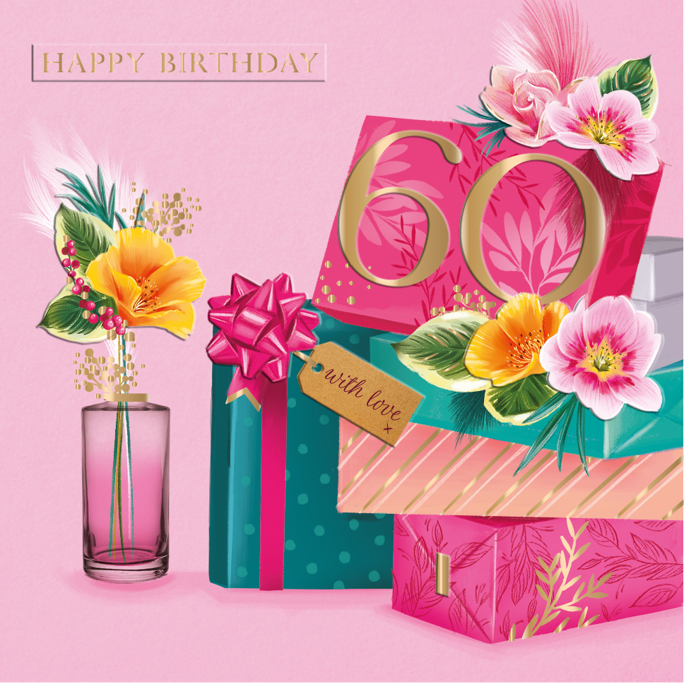 Felicitare - 60th Birthday - Gifts | Ling Design