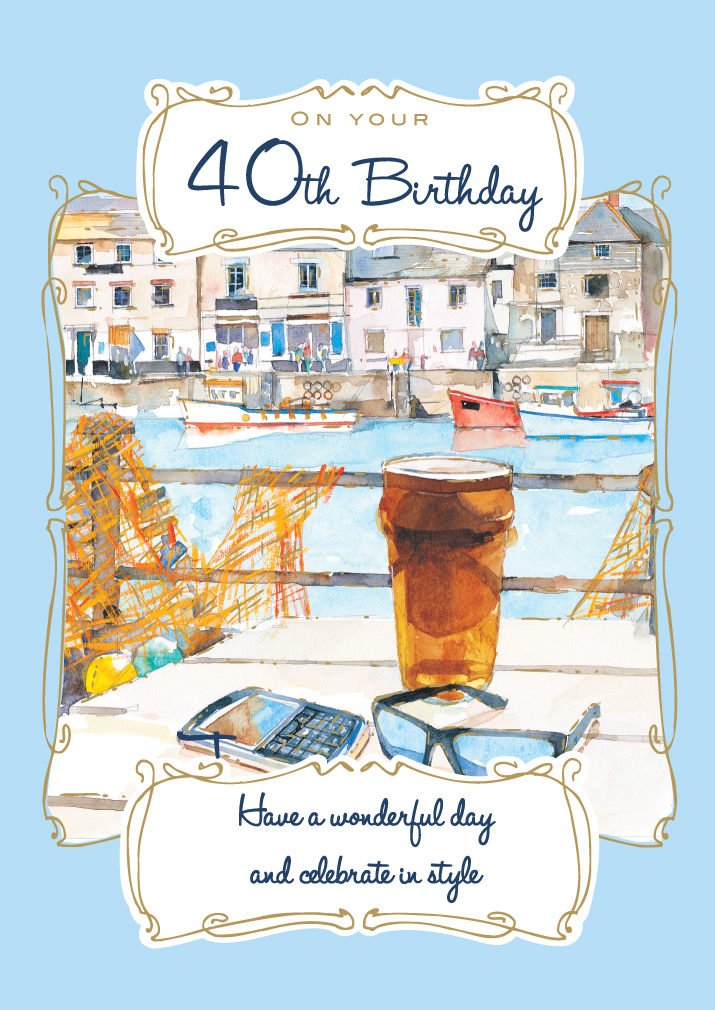 Felicitare - 40th Birthday - Style | Ling Design