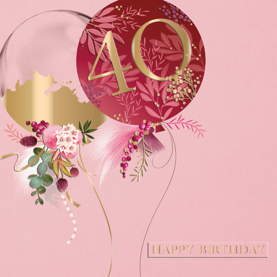 Felicitare - 40th Birthday - Women | Ling Design