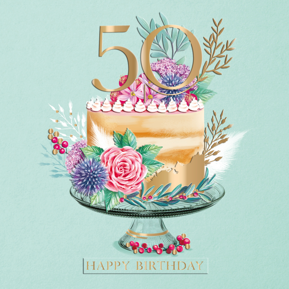 Felicitare - 50th Birthday | Ling Design