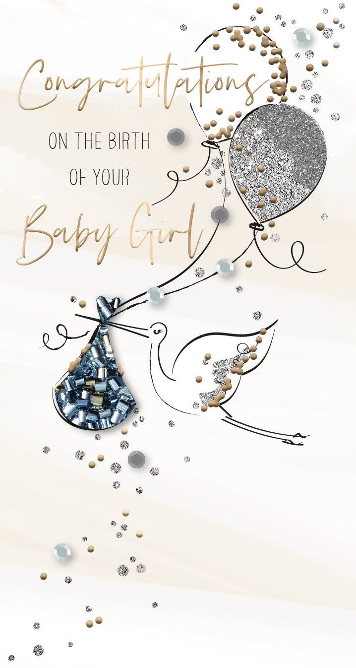 Felicitare - Starlight - Baby Girl | Ling Design