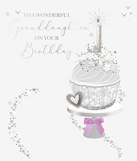 Felicitare - To A Wonderful Granddaughter On Your Birthday | Ling Design